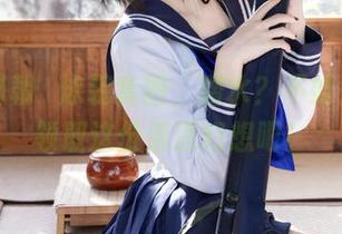 九柒喵朝凪泳装套图，潜水？不如先下载领取这份清凉幻想吧！
