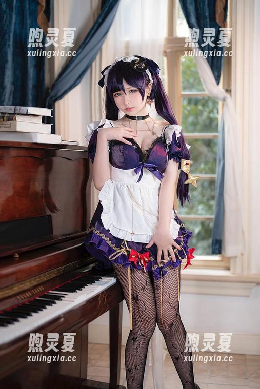 樱梨梨 为啥没见过这么美的高清壁纸?感谢樱梨梨和莫娜女仆的完美组合!